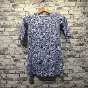 EUC Vineyard Vines Blue and White Kids Casual Dress Size S